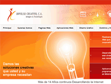 Tablet Screenshot of impulsocreativo.com